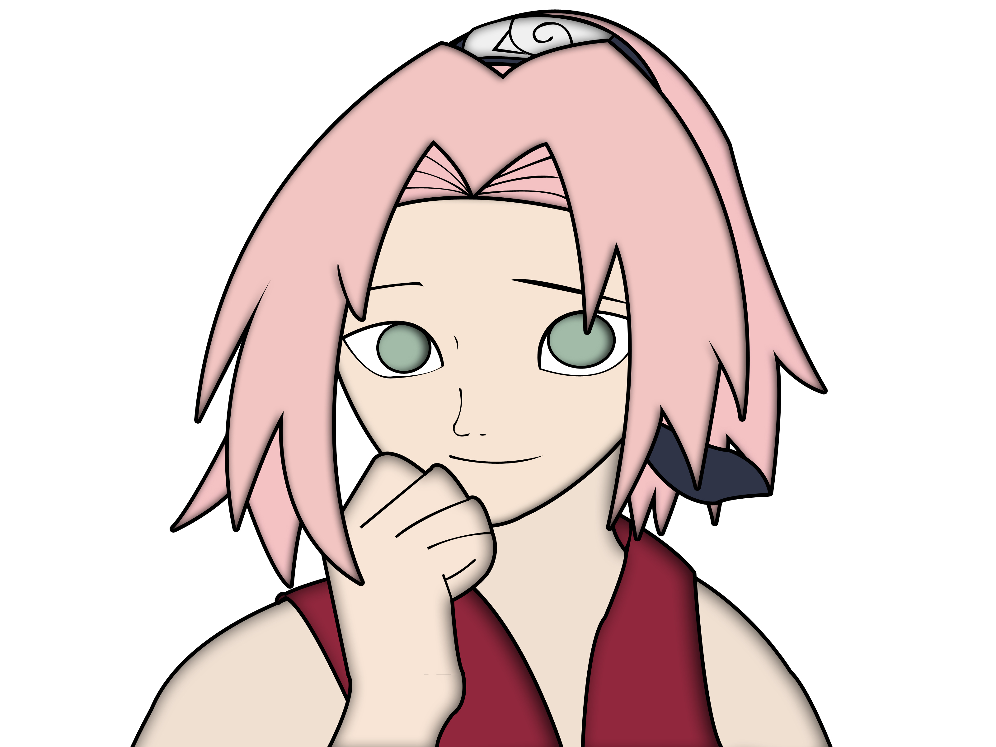 3200x2400 How To Draw Sakura From Naruto 12 Steps (With Pictures) .