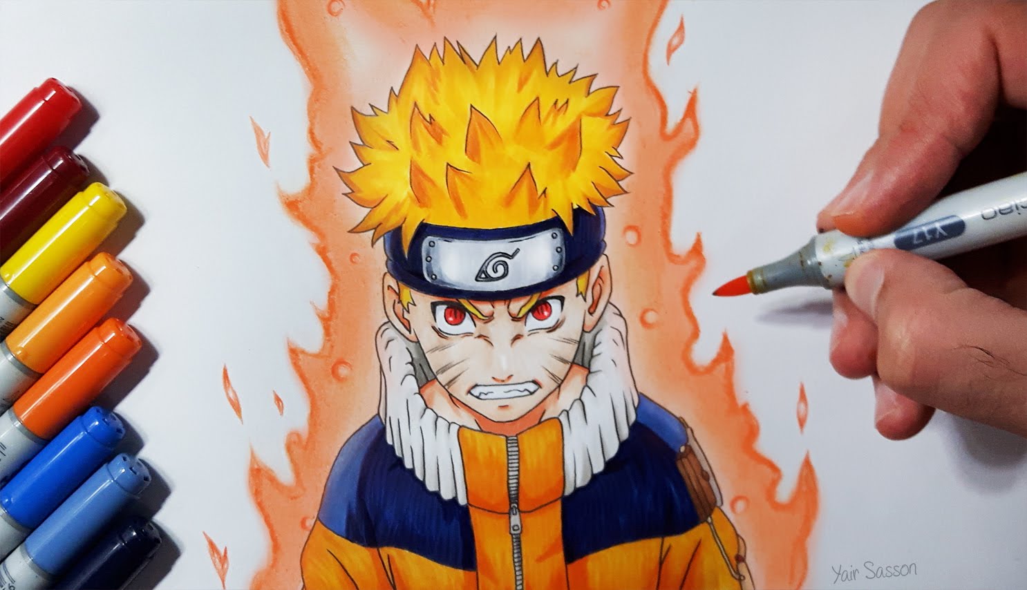 1486x854 Drawing Naruto Uzumaki.