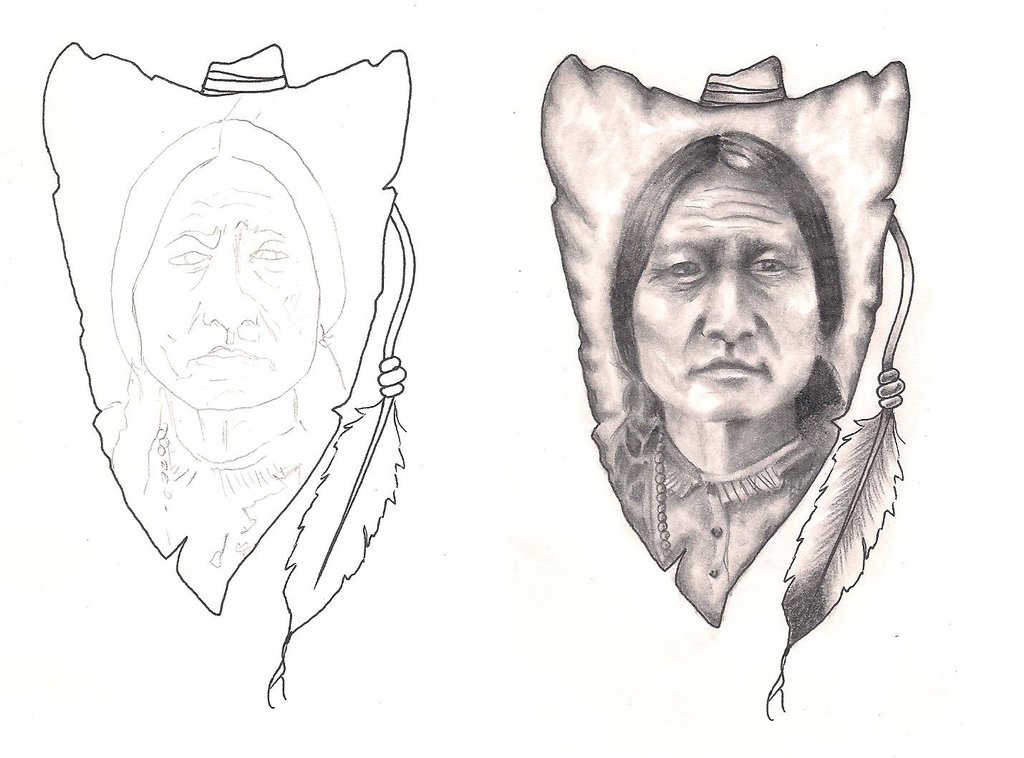 Native American Arrowhead Drawing at GetDrawings | Free download