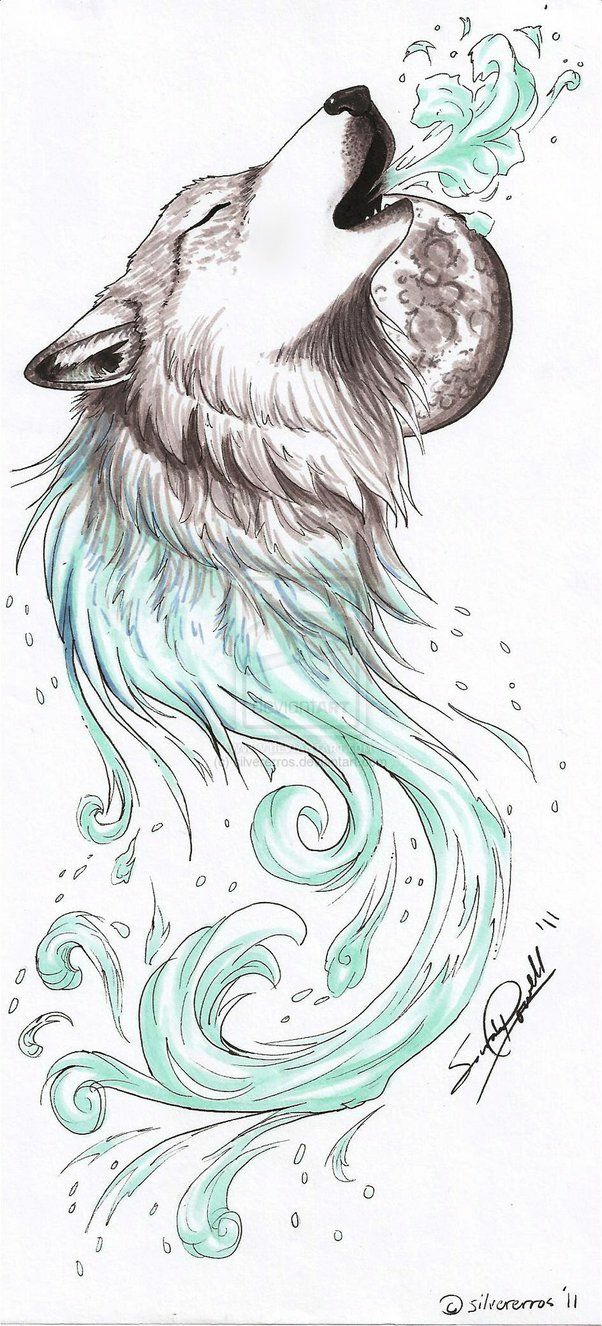 Native American Wolf Drawing at GetDrawings | Free download