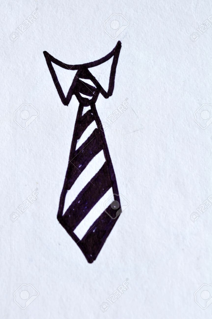 Unique How To Draw Tie Line Sketch for Kids