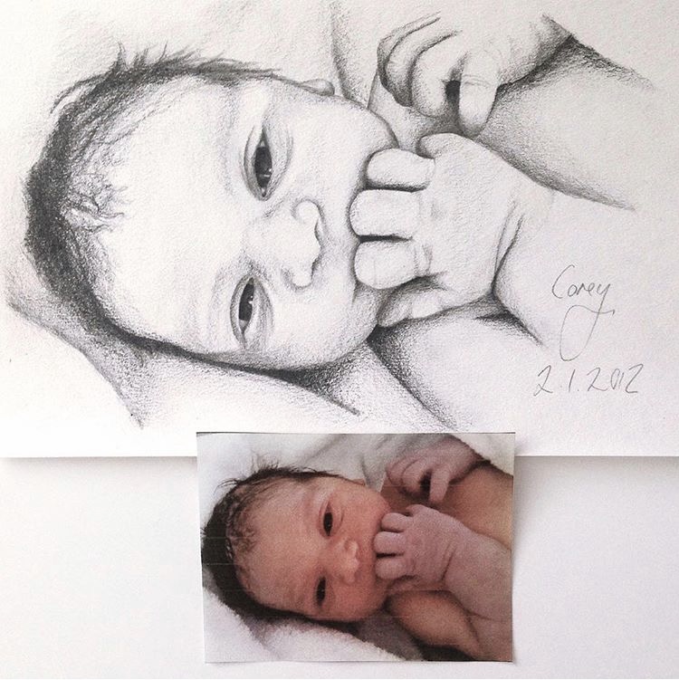 Newborn Baby Drawing at GetDrawings Free download