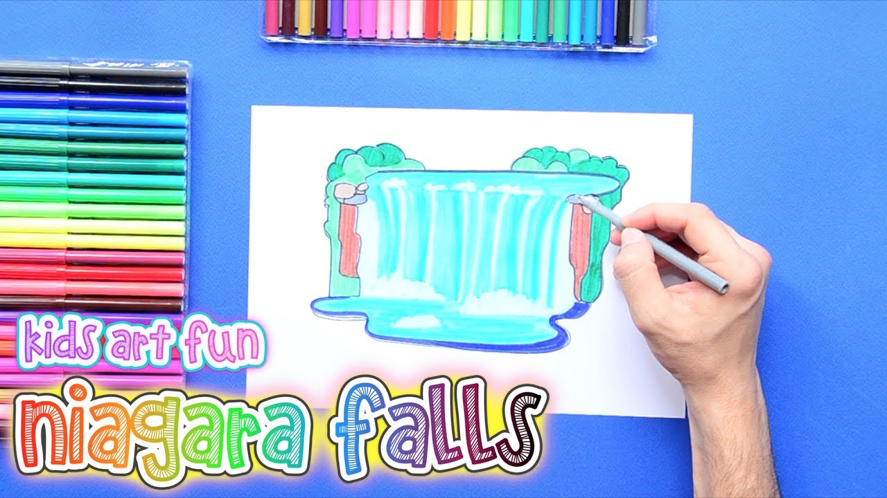 Niagara Falls Drawing at GetDrawings | Free download