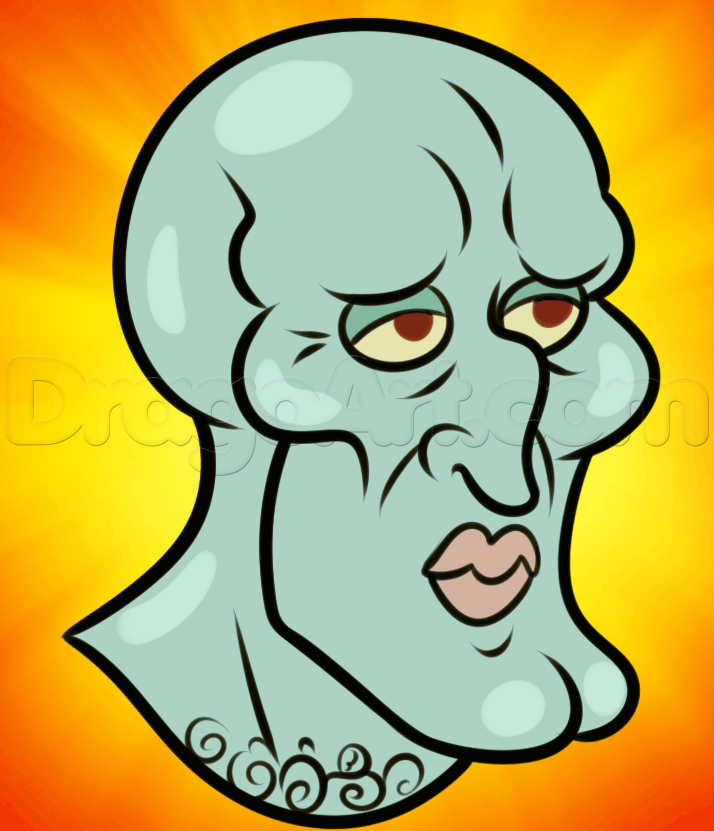 The best free Squidward drawing images. Download from 44 free drawings