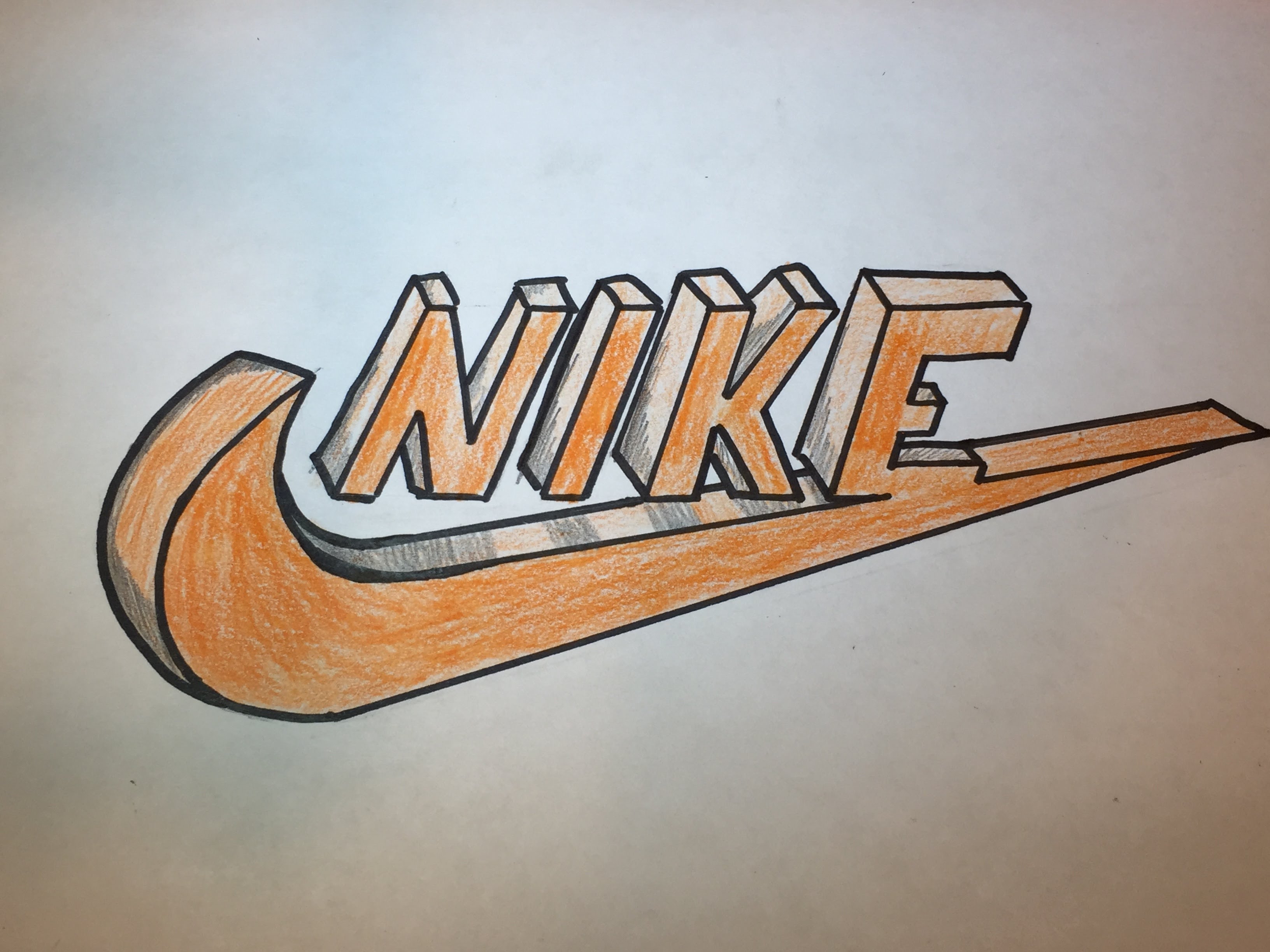 Nike Logo Drawing At Getdrawings Free Download