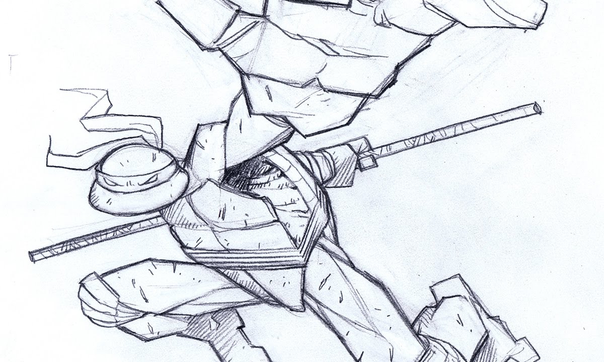 Ninja Turtle Drawing at GetDrawings | Free download