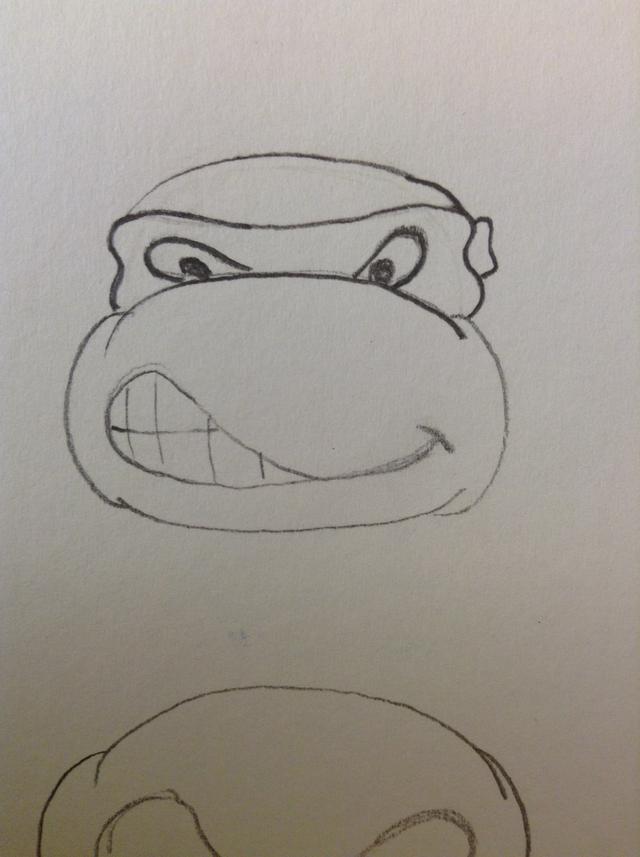 Ninja Turtle Face Drawing at GetDrawings | Free download