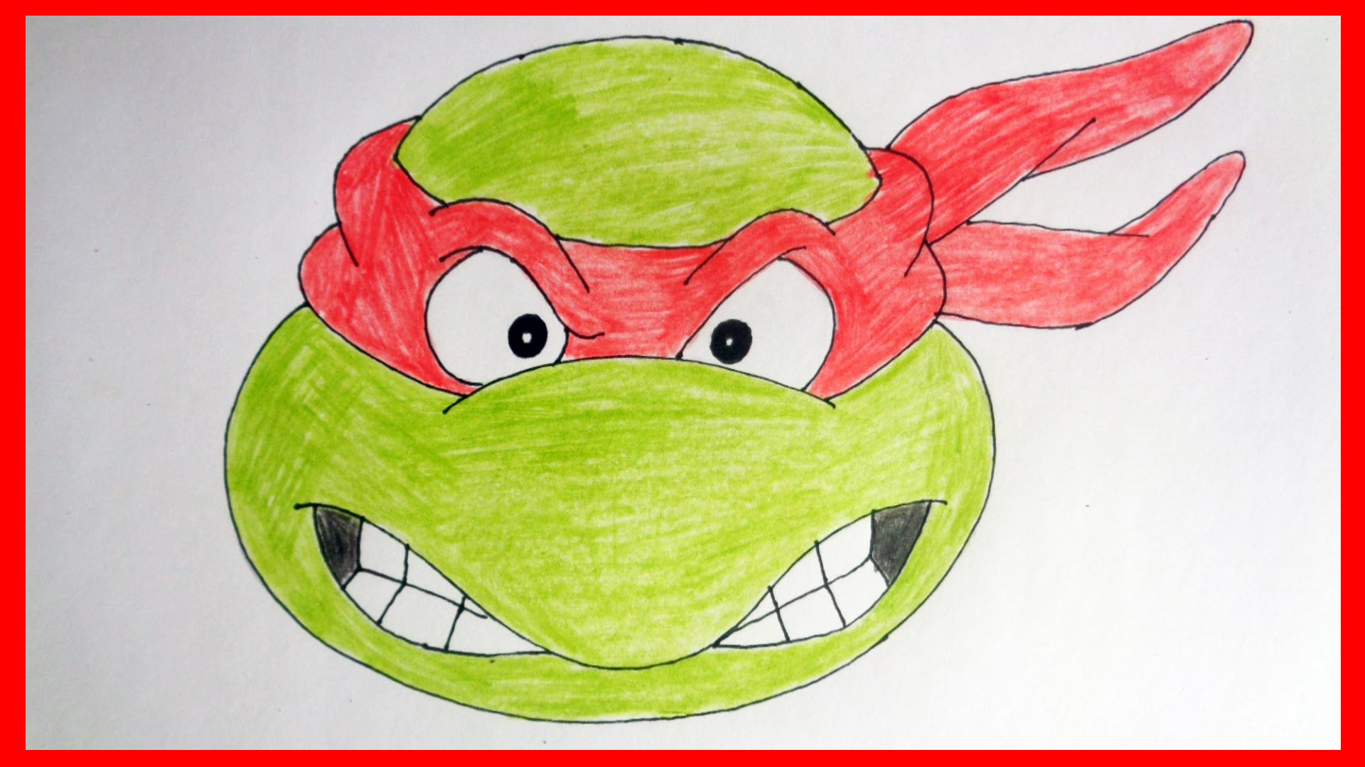 Ninja Turtle Face Drawing at GetDrawings | Free download