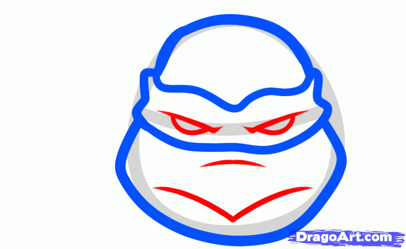 Ninja Turtle Face Drawing at GetDrawings | Free download