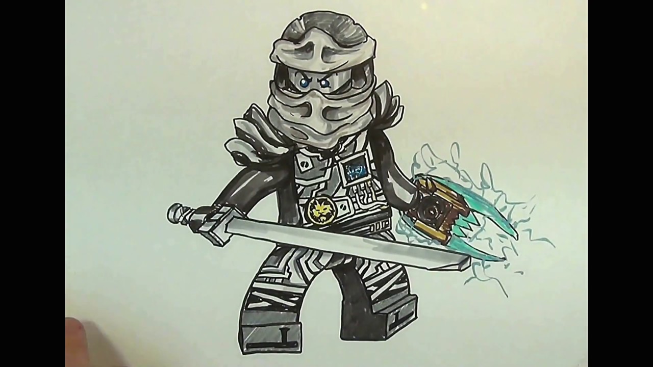 ninjago characters drawing