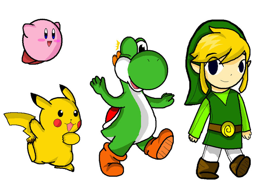 Nintendo Characters Drawing at GetDrawings Free download