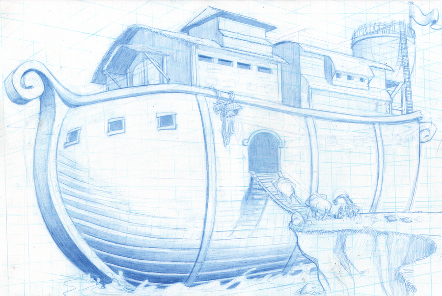 Noah Ark Drawing at GetDrawings | Free download