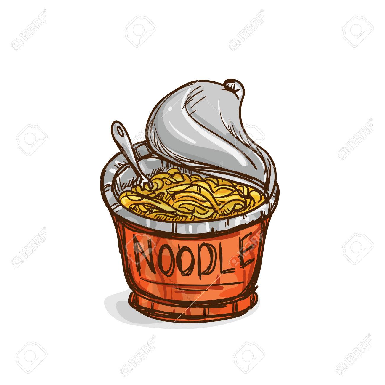 Noodle Drawing at GetDrawings | Free download