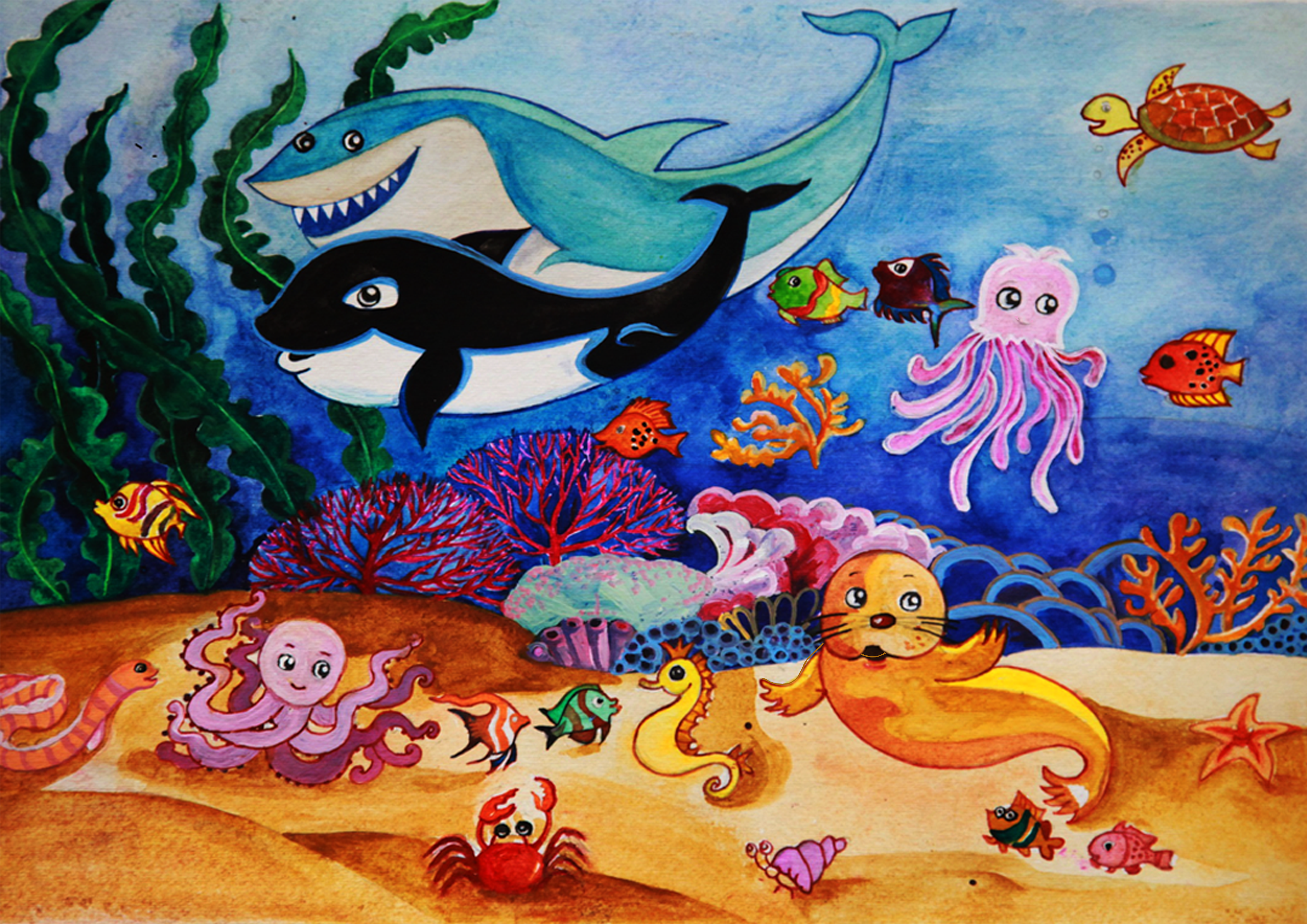 Ocean Floor Drawing At Getdrawings Com Free For Personal