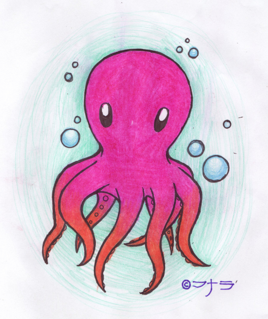 Octopus Cartoon Drawing At Getdrawings Free Download