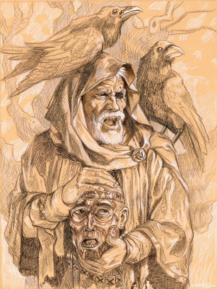 Odin Drawing at GetDrawings | Free download