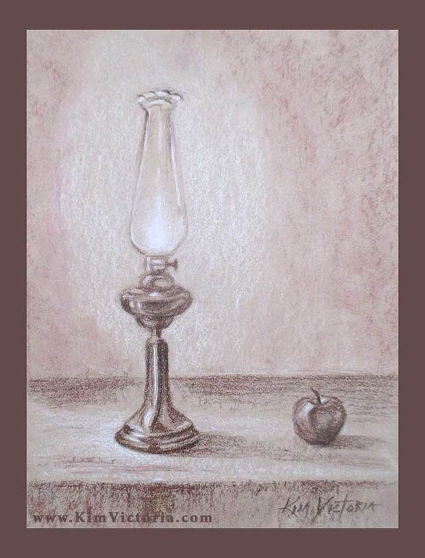 Oil Lamp Drawing at GetDrawings | Free download