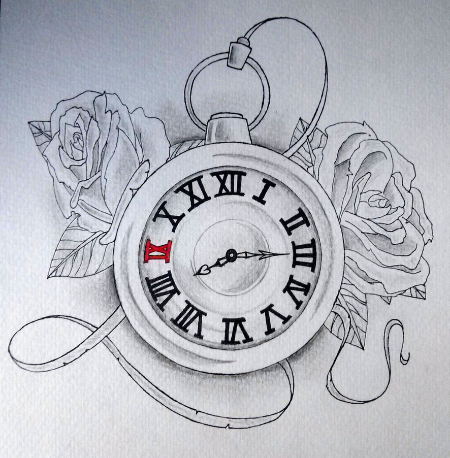 Old Clock Drawing at GetDrawings Free download