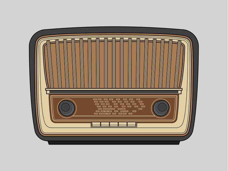 Old Radio Drawing at GetDrawings Free download