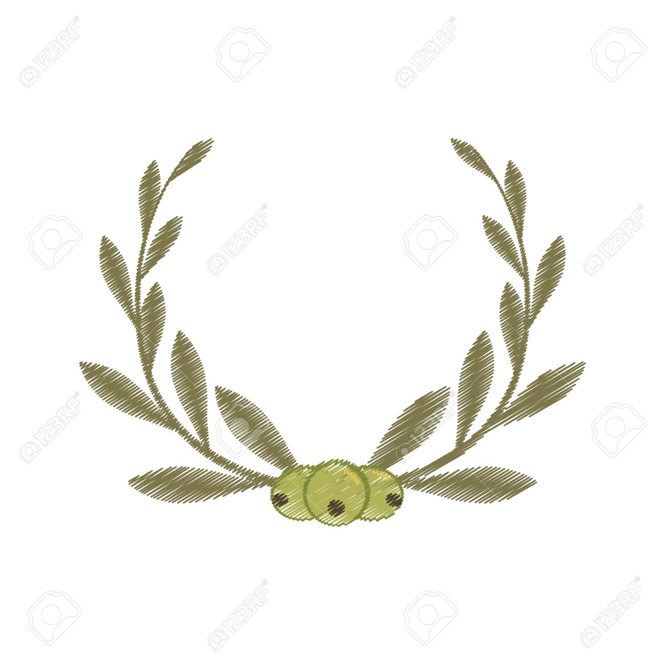 Olive Leaf Drawing at GetDrawings | Free download