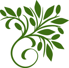 Olive Leaf Drawing at GetDrawings | Free download