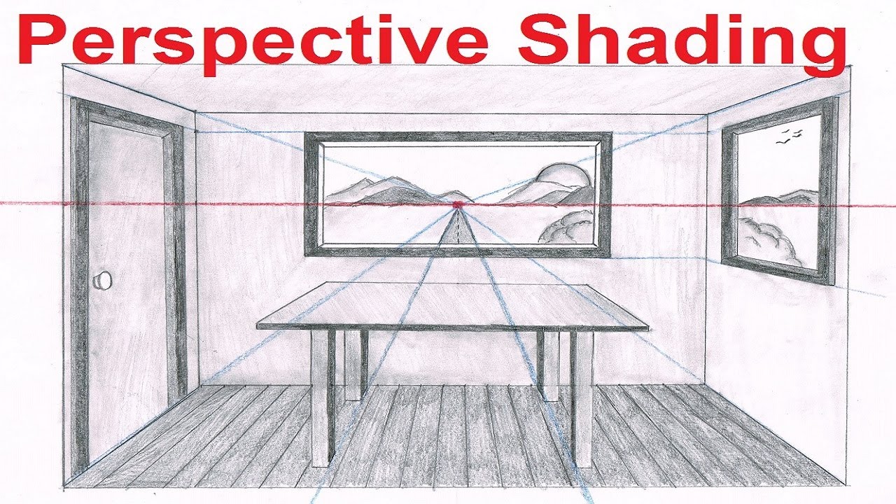 How to Draw a Room Using One Point Perspective : 11 Steps