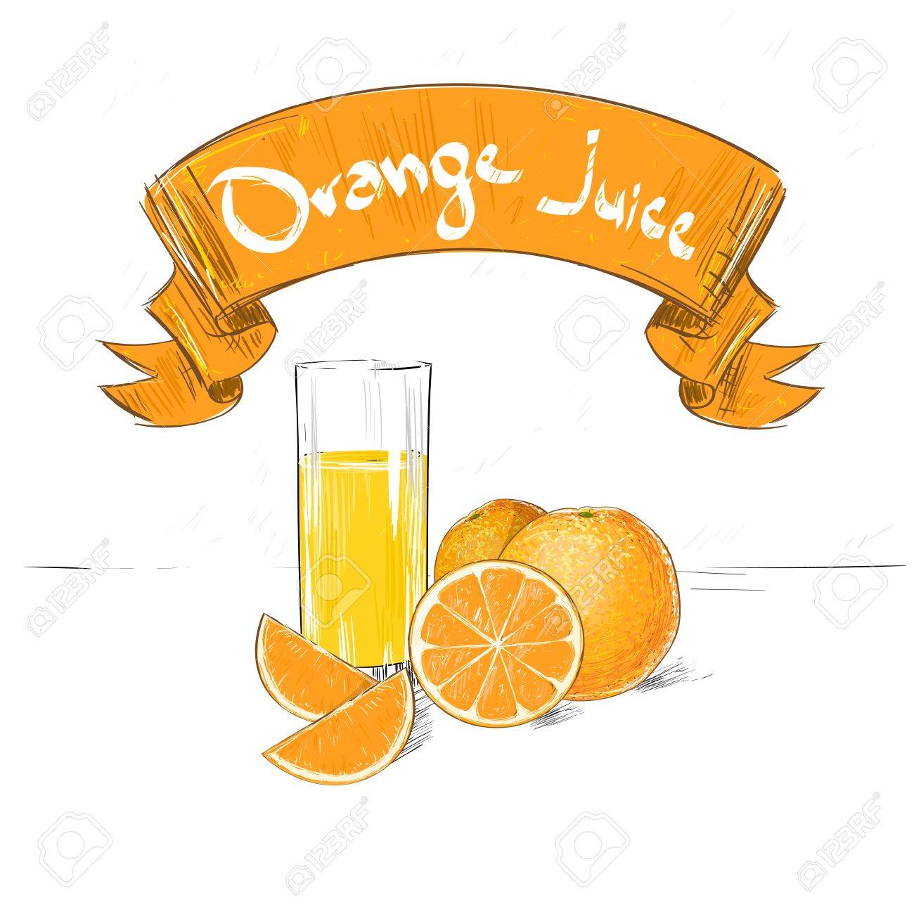 Orange Juice Drawing at GetDrawings Free download