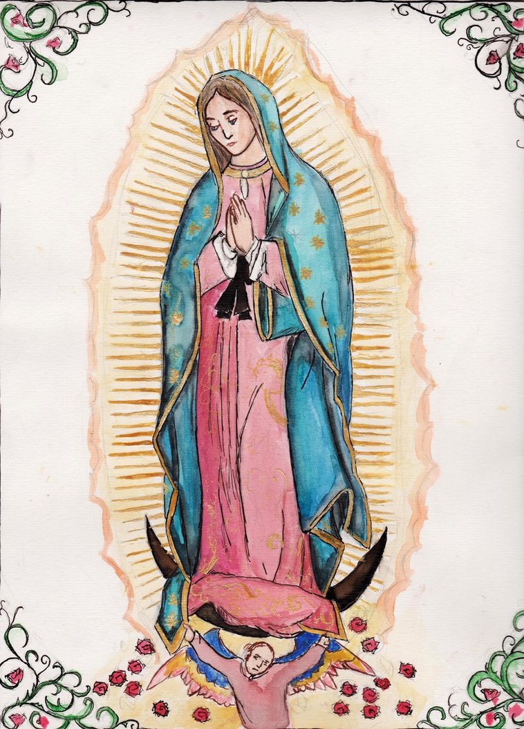 Our Lady Of Guadalupe Drawing at GetDrawings Free download