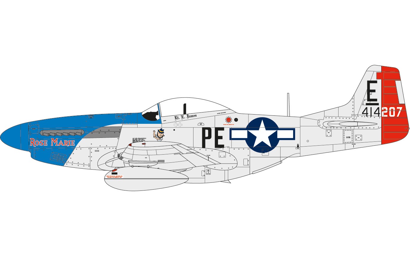 p51 mustang drawing easy