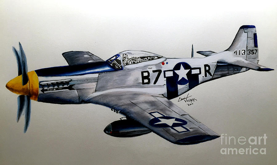 P 51 Mustang Drawing at GetDrawings | Free download