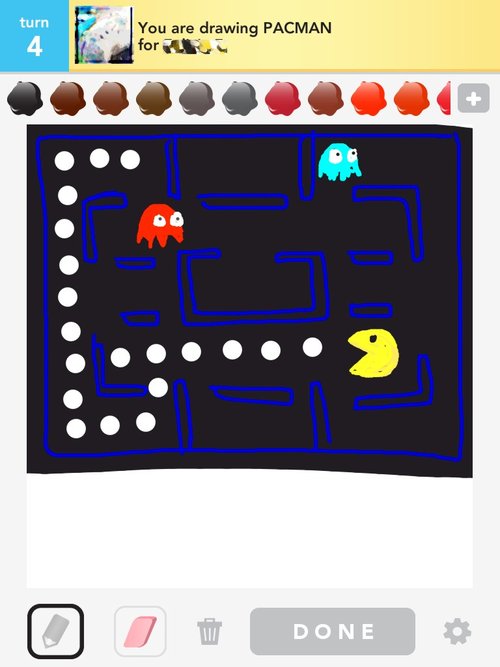 Pacman Drawing at GetDrawings | Free download