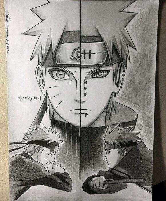 Pain Naruto Drawing at GetDrawings | Free download