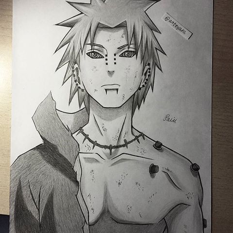 Pain Naruto Drawing at GetDrawings | Free download