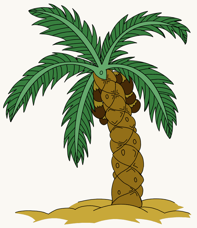 Featured image of post Date Palm Tree Drawing Easy