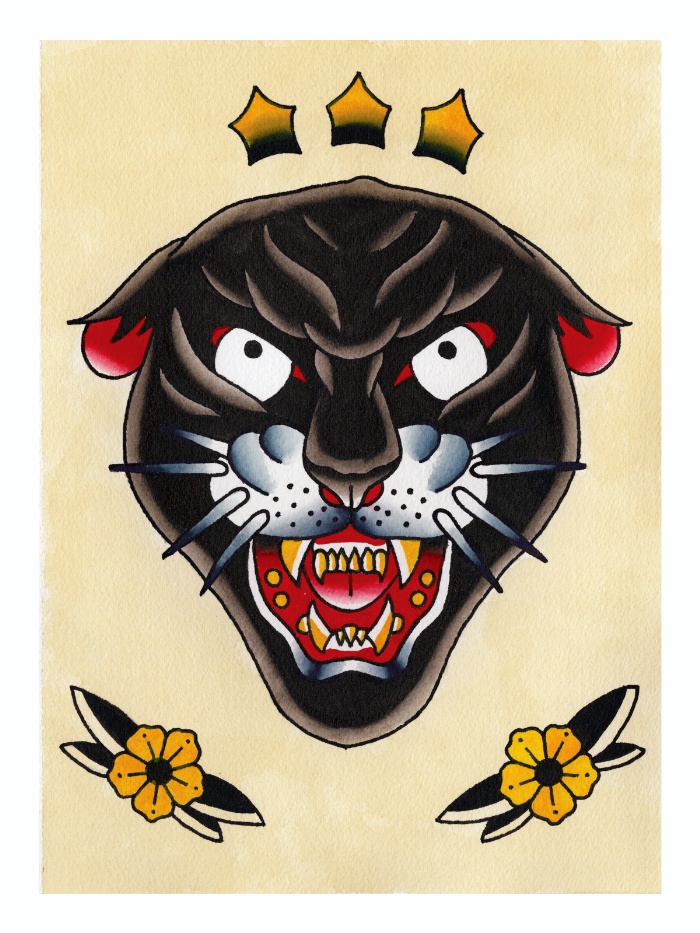 Panther Head Drawing at GetDrawings | Free download