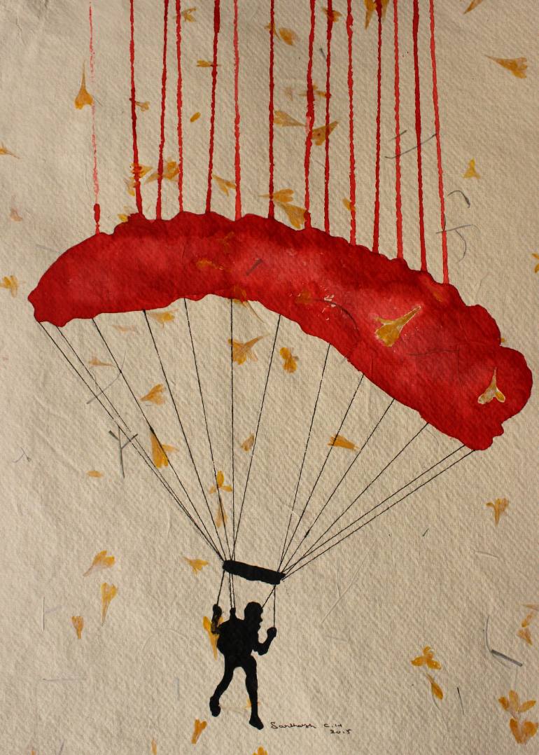 Parachute Drawing at GetDrawings Free download