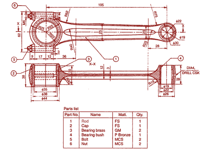 assembly cad drawing