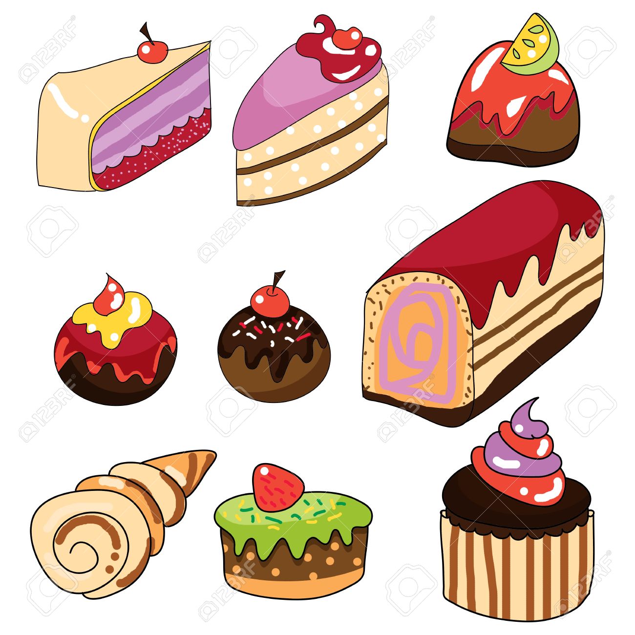 Pastry Drawing at GetDrawings Free download