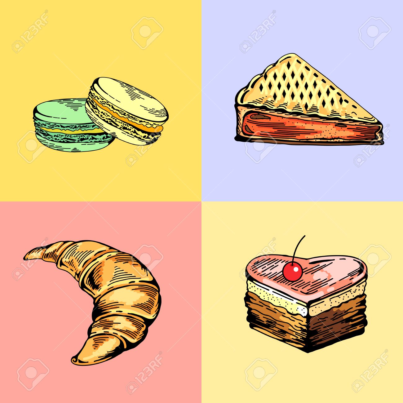 Pastry Drawing At GetDrawings | Free Download