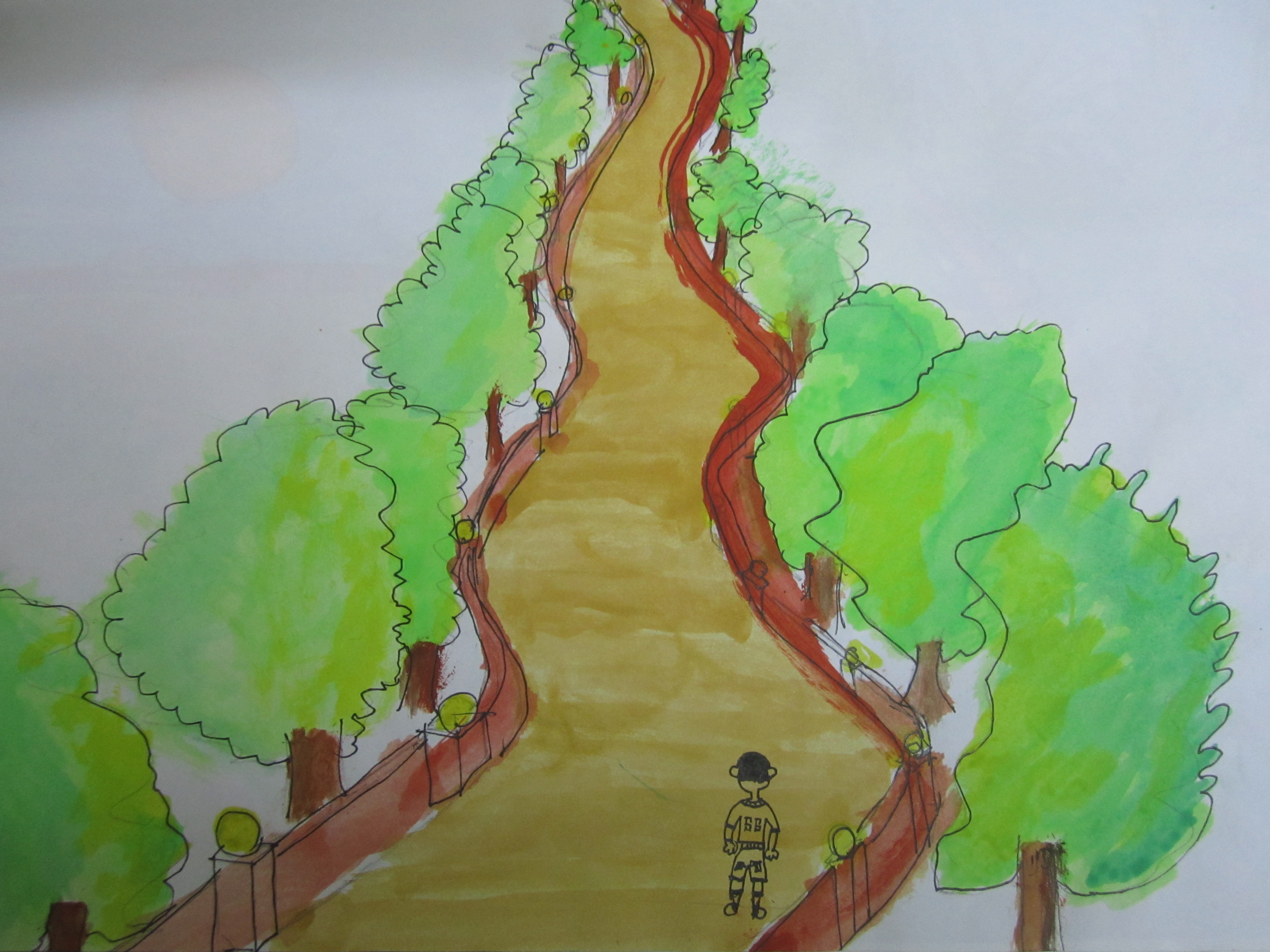 Pathway Drawing at GetDrawings Free download