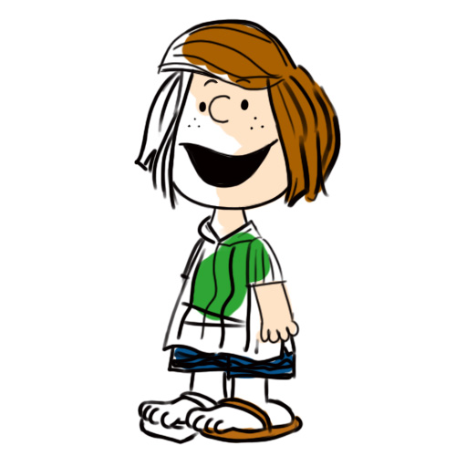 500x500 How To Draw Peppermint Patty From Peanuts 7 Steps (With Pictures) .