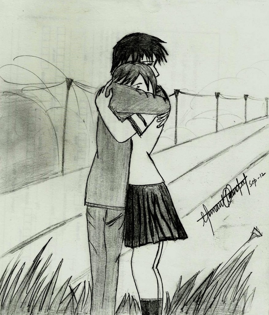 Pencil Drawing Of A Couple At Getdrawings Free Download