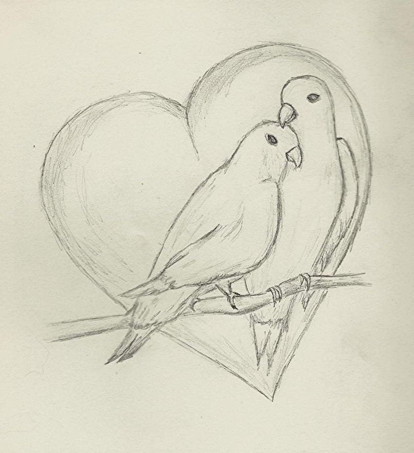 Pencil Love Drawing at GetDrawings Free download