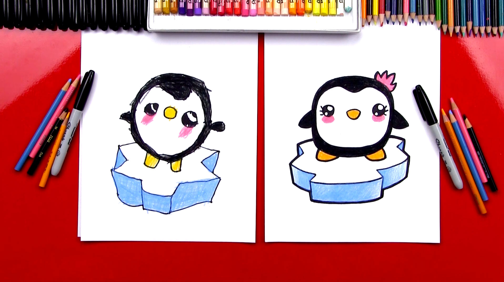 Penguin Drawing Cartoon at GetDrawings | Free download