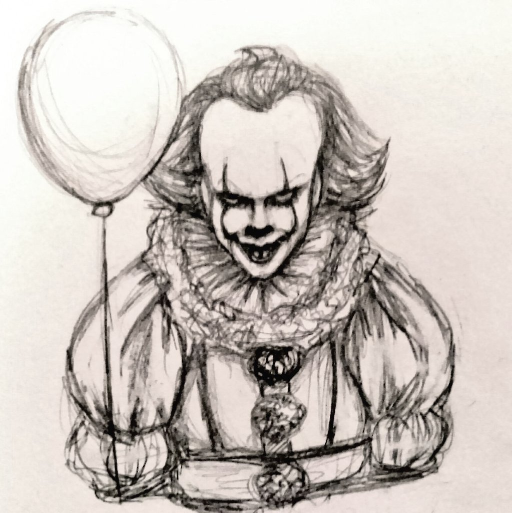 Pennywise The Clown Drawing at GetDrawings | Free download