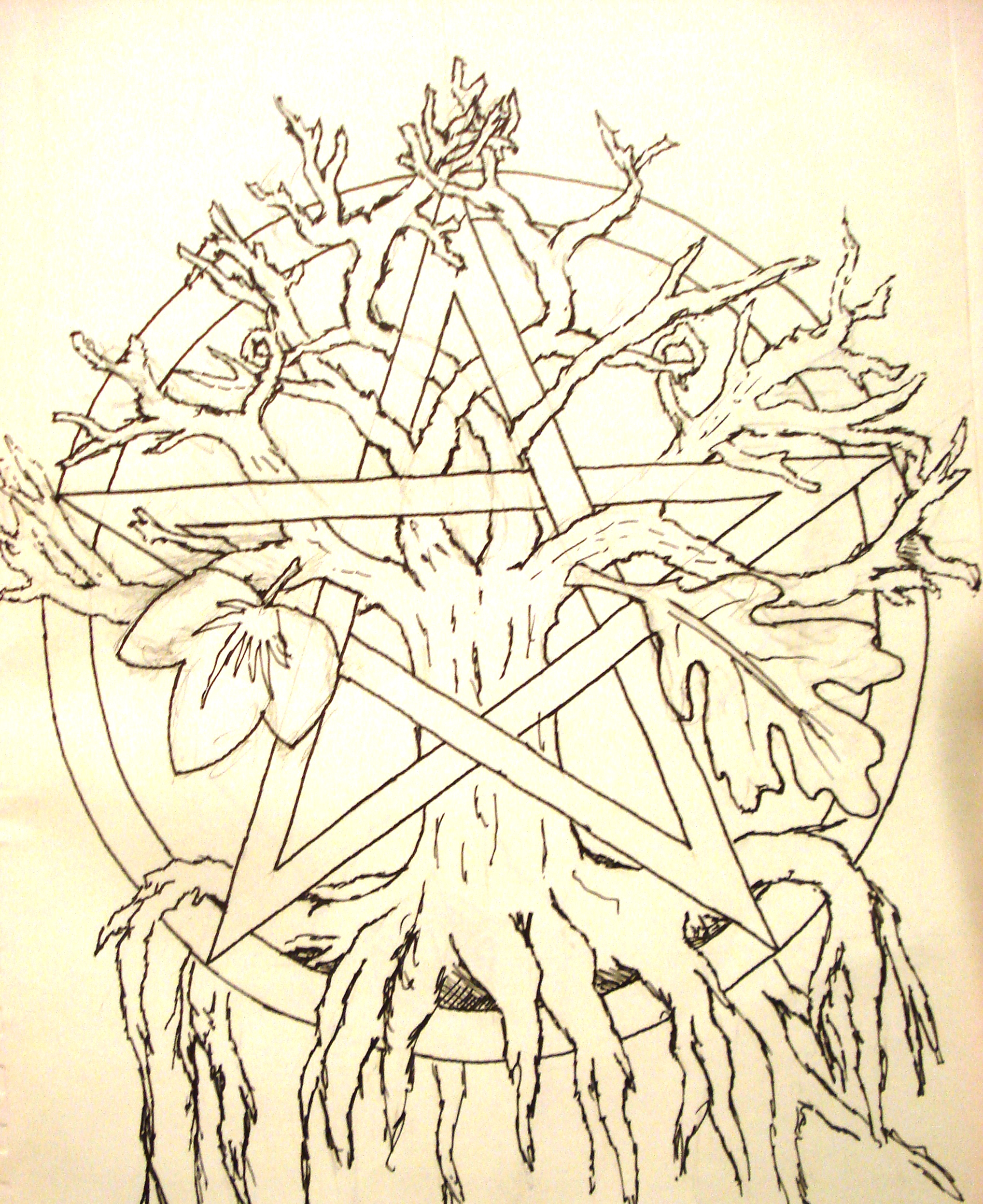 Pentacle Drawing at GetDrawings Free download