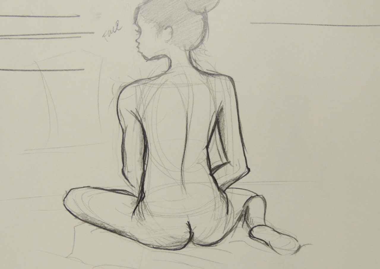 Featured image of post Female Sitting Back Drawing References