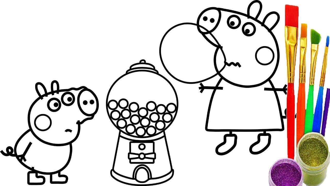 Peppa Pig Drawing at GetDrawings | Free download