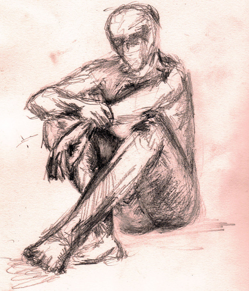 Person Sitting Drawing at GetDrawings Free download