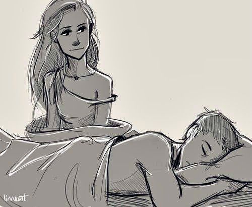 Pin by M. on Drawing | Throne of glass, Sleeping drawing, Couple drawings